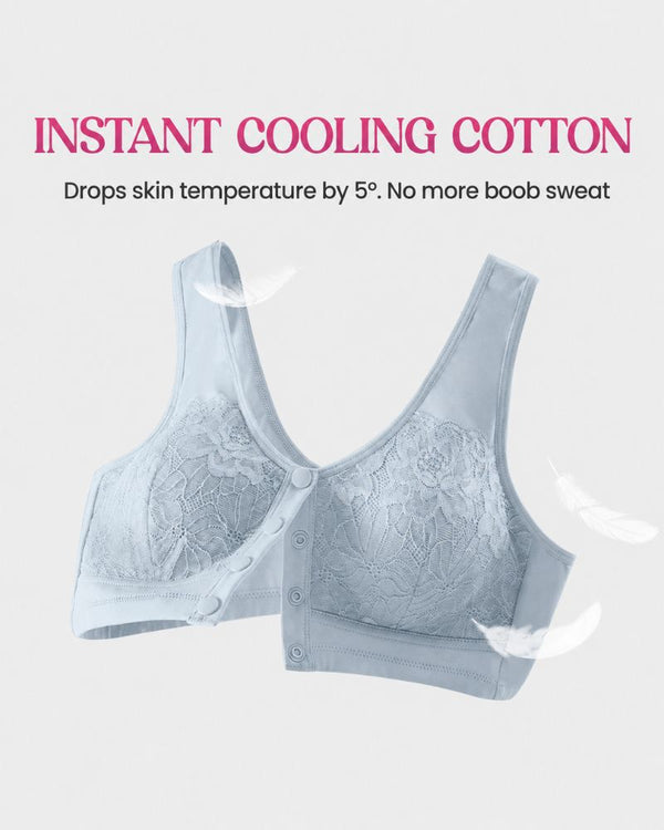 All-Day Comfort Front-Closure Wireless Support Bra