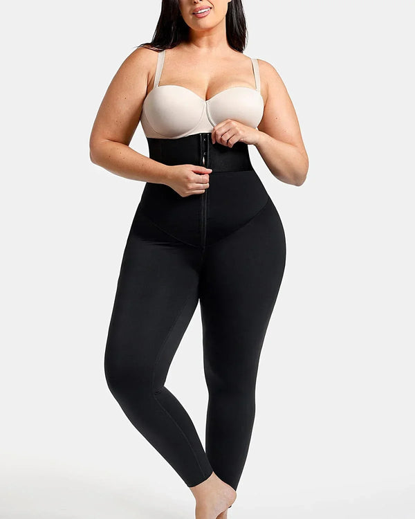 AirSlim ElasticFuse High-Waist Shaping Leggings – Targeted Tummy Control, All-Day Comfort & Support, Black