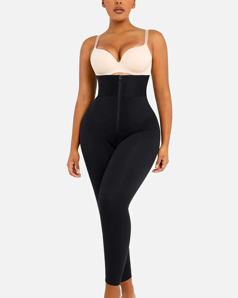 AirSlim ElasticFuse High-Waist Shaping Leggings – Targeted Tummy Control, All-Day Comfort & Support, Black