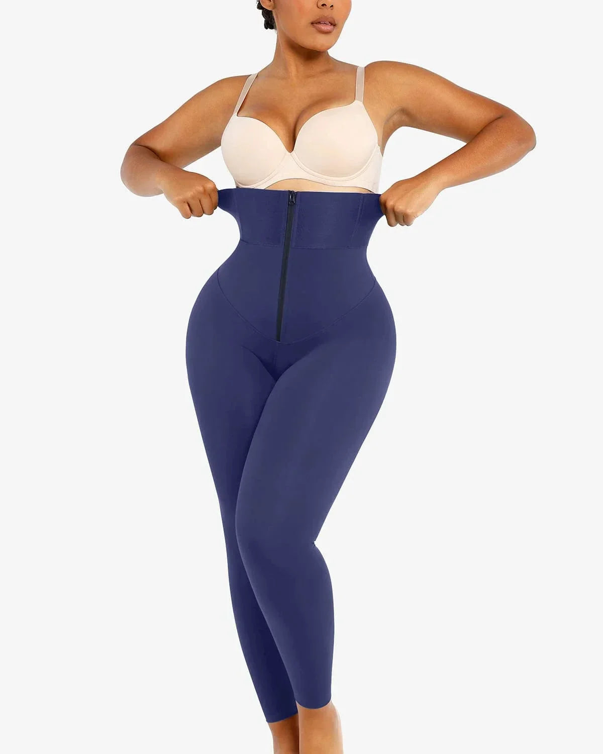 AirSlim ElasticFuse High-Waist Shaping Leggings – Targeted Tummy Control, All-Day Comfort & Support, Black