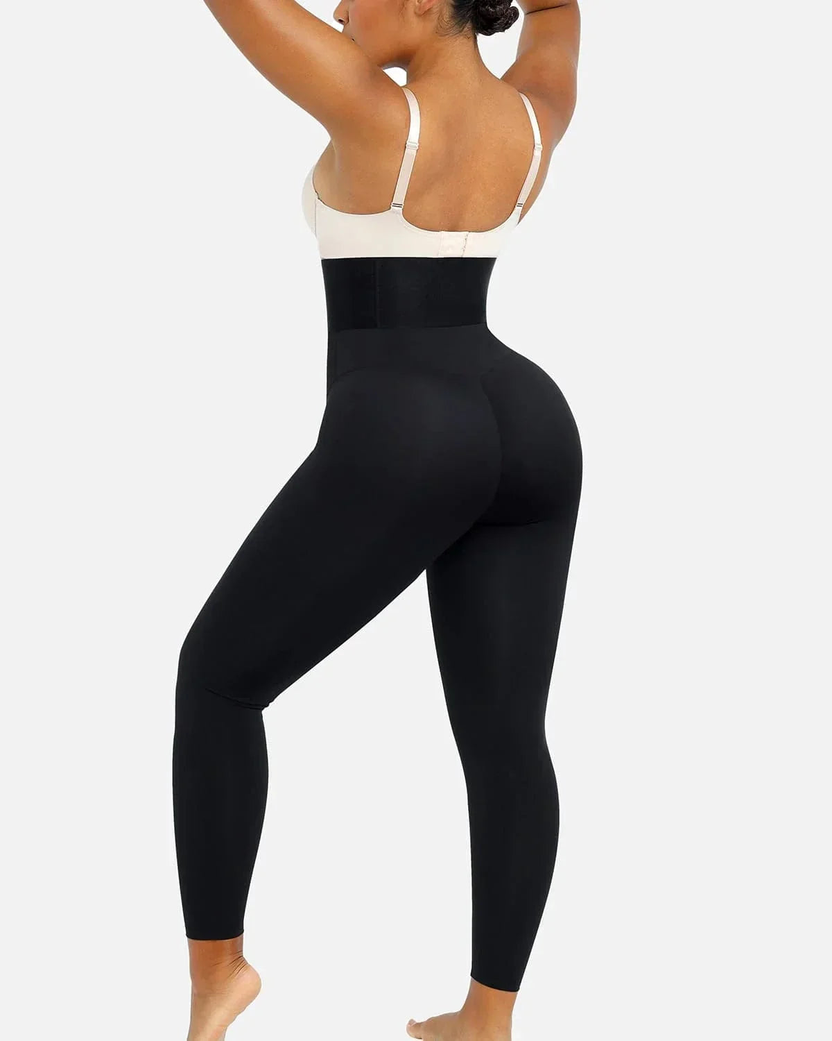 AirSlim ElasticFuse High-Waist Shaping Leggings – Targeted Tummy Control, All-Day Comfort & Support, Black