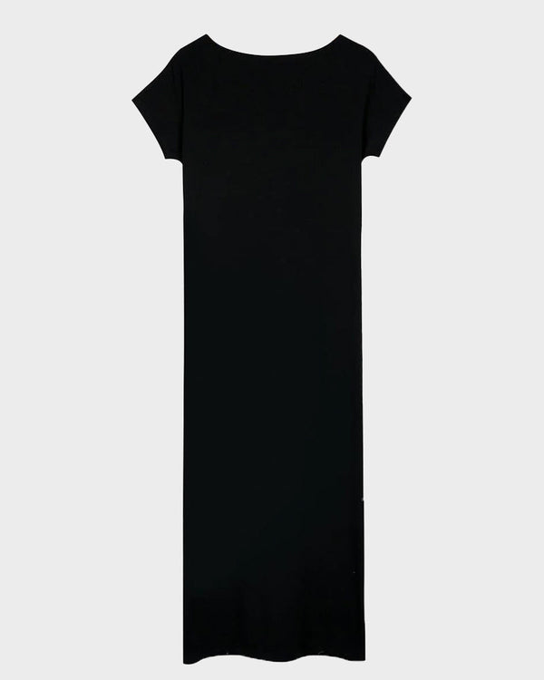 Women's Solid Color Batwing Sleeve Casual Nightdress - Cozy Sleepwear