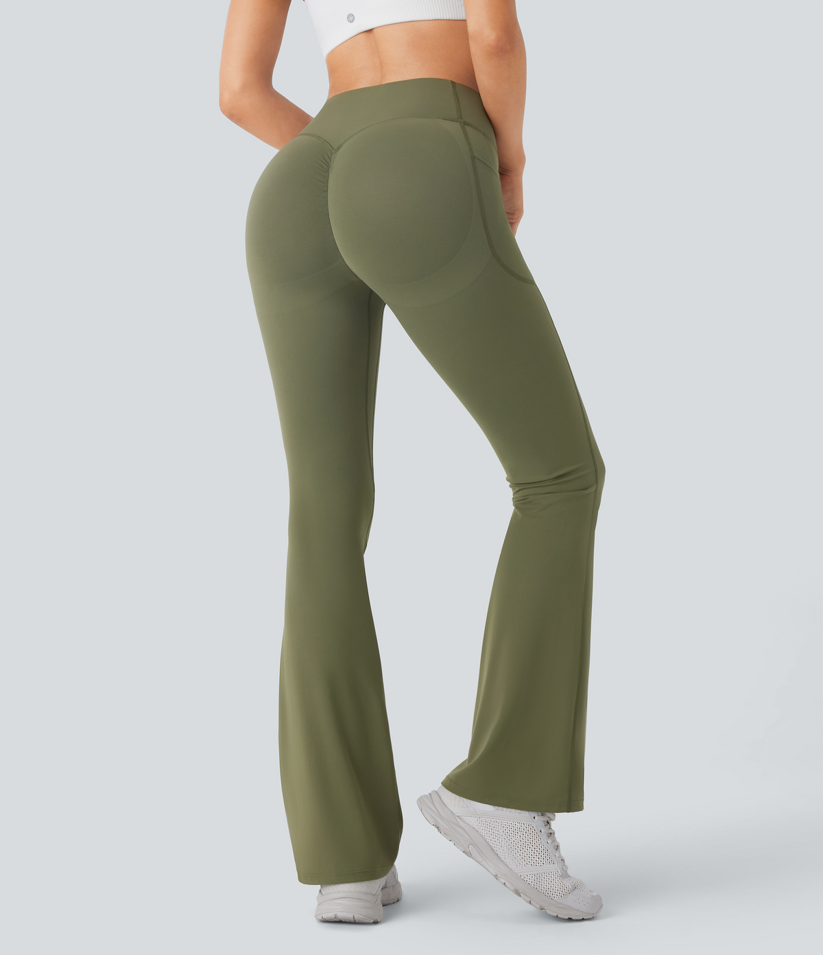 Sculpting High-Waist Yoga Leggings with Convenient Pockets