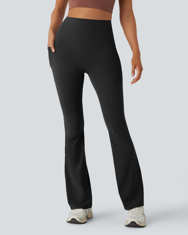 Sculpting High-Waist Yoga Leggings with Convenient Pockets