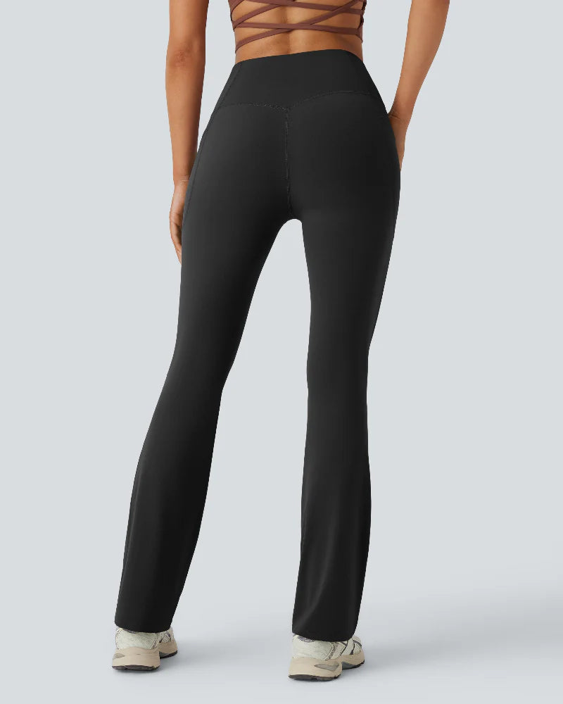 Sculpting High-Waist Yoga Leggings with Convenient Pockets