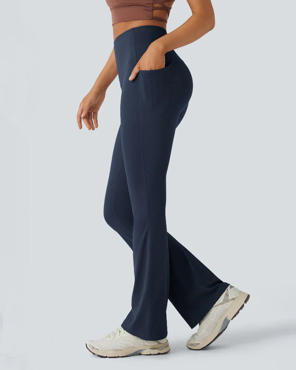 Sculpting High-Waist Yoga Leggings with Convenient Pockets