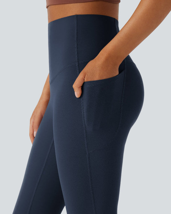 Sculpting High-Waist Yoga Leggings with Convenient Pockets