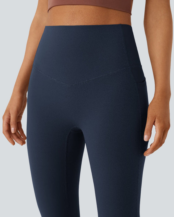 Sculpting High-Waist Yoga Leggings with Convenient Pockets