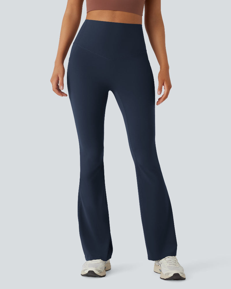 Sculpting High-Waist Yoga Leggings with Convenient Pockets