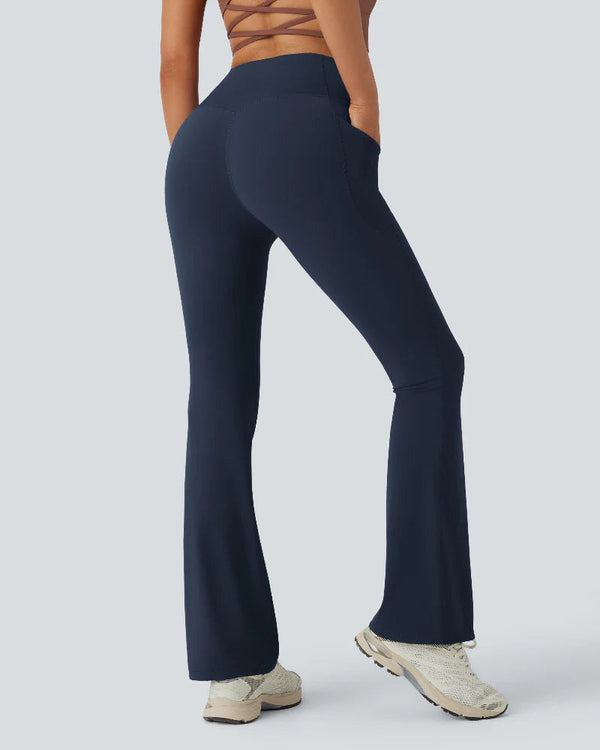 Sculpting High-Waist Yoga Leggings with Convenient Pockets