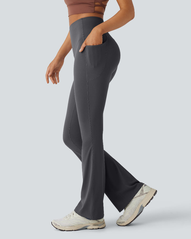 Sculpting High-Waist Yoga Leggings with Convenient Pockets