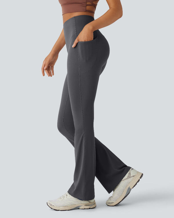 Sculpting High-Waist Yoga Leggings with Convenient Pockets