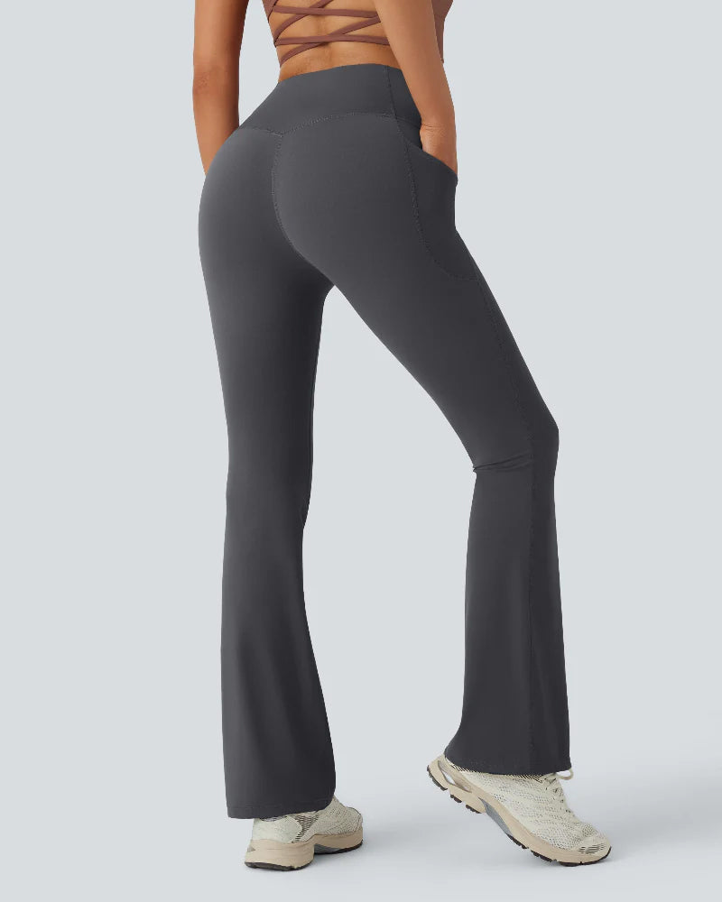 Sculpting High-Waist Yoga Leggings with Convenient Pockets