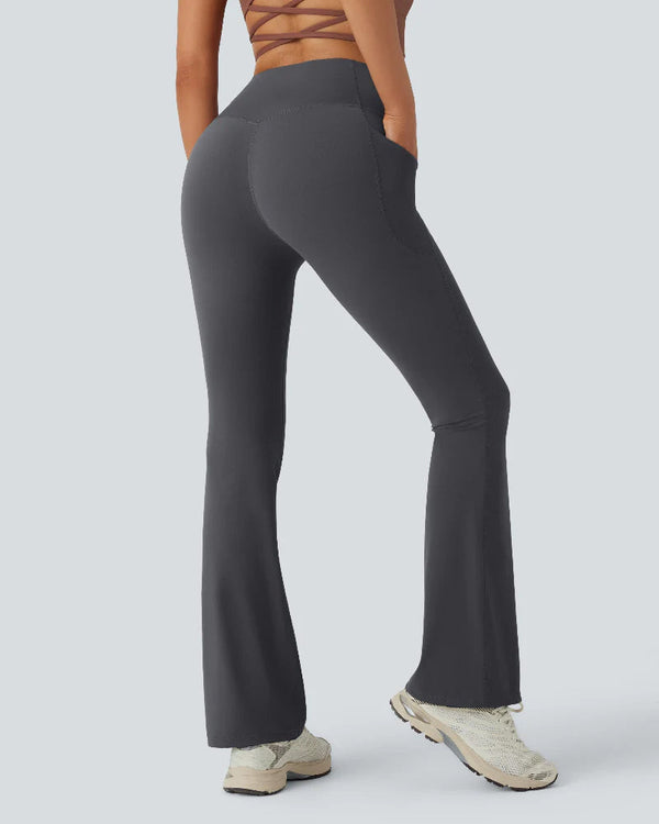 Sculpting High-Waist Yoga Leggings with Convenient Pockets