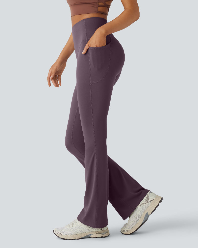 Sculpting High-Waist Yoga Leggings with Convenient Pockets