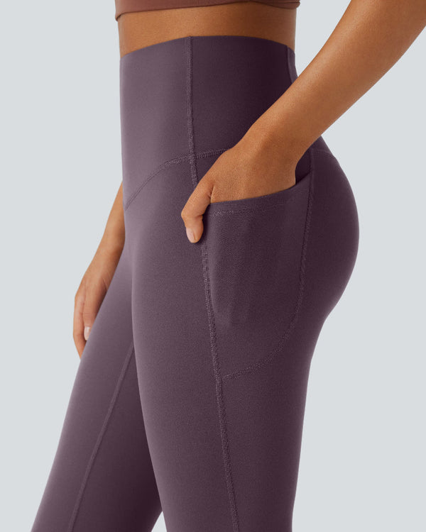 Sculpting High-Waist Yoga Leggings with Convenient Pockets