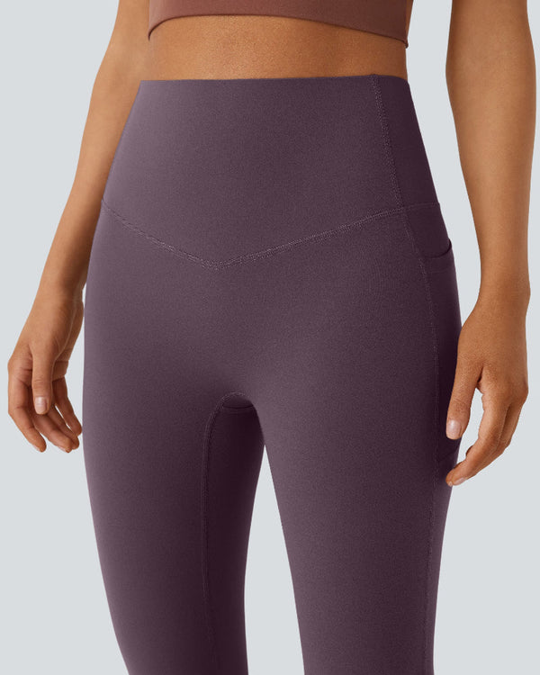 Sculpting High-Waist Yoga Leggings with Convenient Pockets
