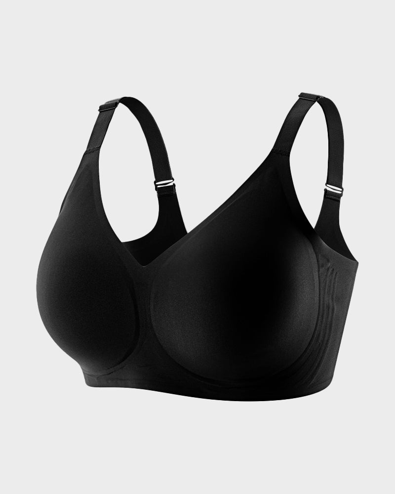 Seamless Deep-V Push-Up Wireless Bra for Women – Comfortable, Flattering Support All Day