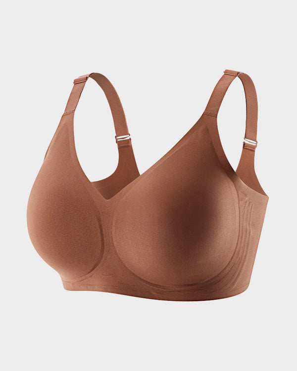 Seamless Deep-V Push-Up Wireless Bra for Women – Comfortable, Flattering Support All Day