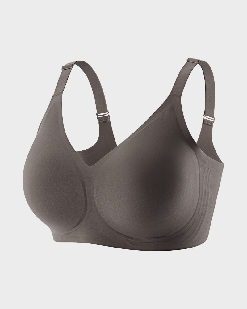 Seamless Deep-V Push-Up Wireless Bra for Women – Comfortable, Flattering Support All Day