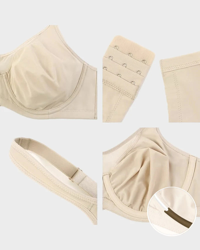 Plus Size Cooling Full-Coverage Minimizer Bra for Everyday Comfort