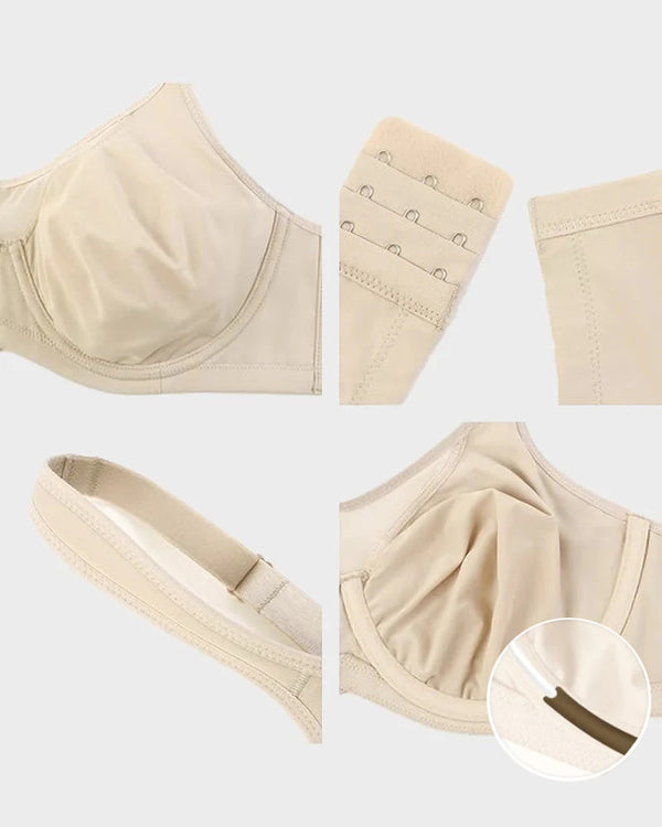 Plus Size Cooling Full-Coverage Minimizer Bra for Everyday Comfort