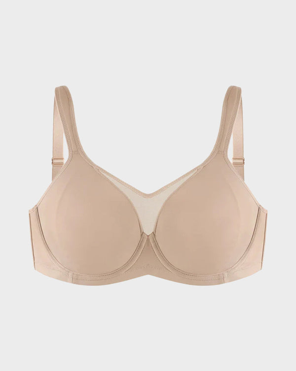 Plus Size Cooling Full-Coverage Minimizer Bra for Everyday Comfort