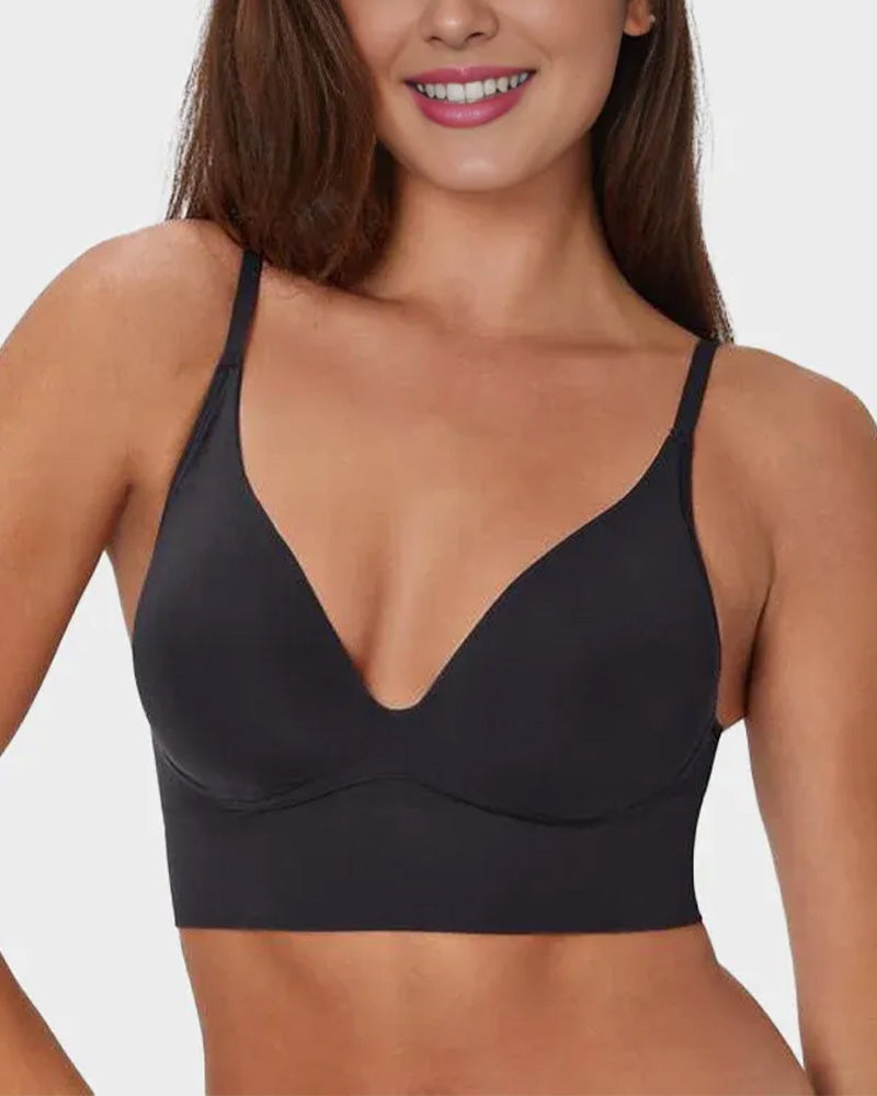 Ultra-Soft Deep-V Wireless Lift Bralette for All-Day Comfort Secondary image
