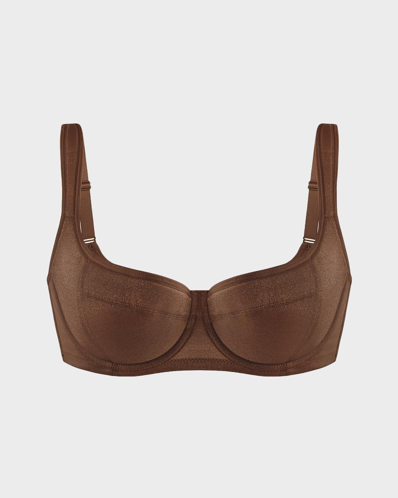 Delicately Padded Balconette Bra with Soft Fit for a Natural Lift