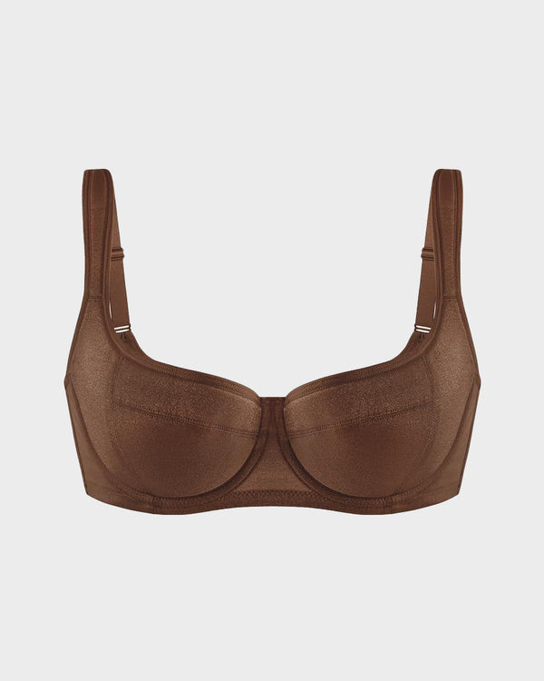 Delicately Padded Balconette Bra with Soft Fit for a Natural Lift
