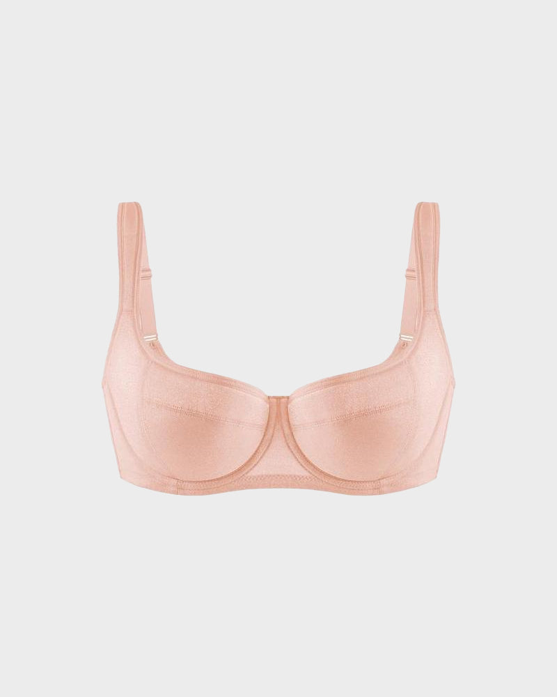 Delicately Padded Balconette Bra with Soft Fit for a Natural Lift