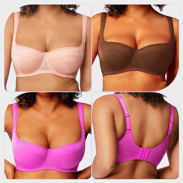 Delicately Padded Balconette Bra with Soft Fit for a Natural Lift