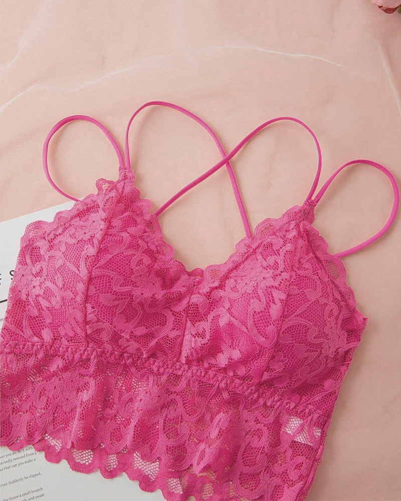 Romantic Lace Bralette & Panty Set – Alluring, Delicate Lingerie Bundle