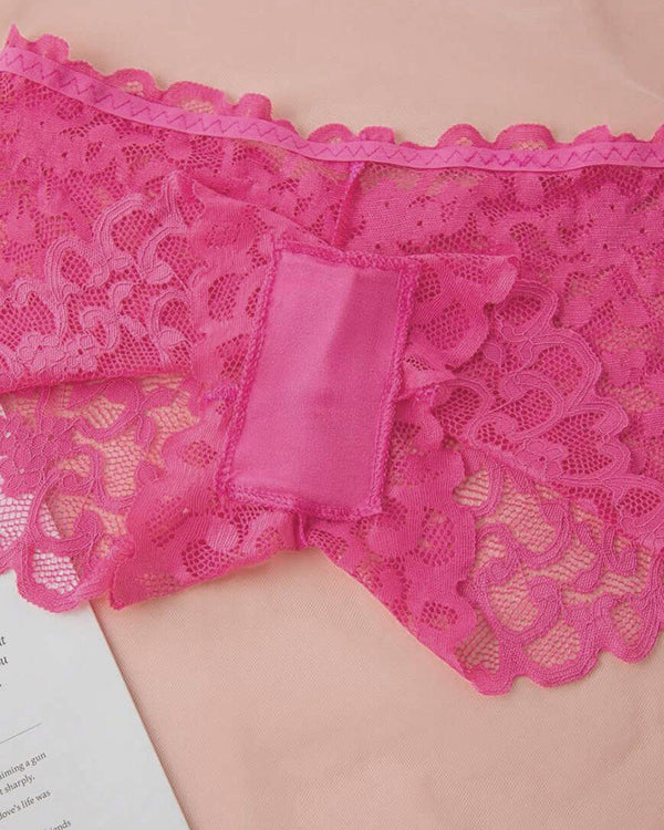 Romantic Lace Bralette & Panty Set – Alluring, Delicate Lingerie Bundle
