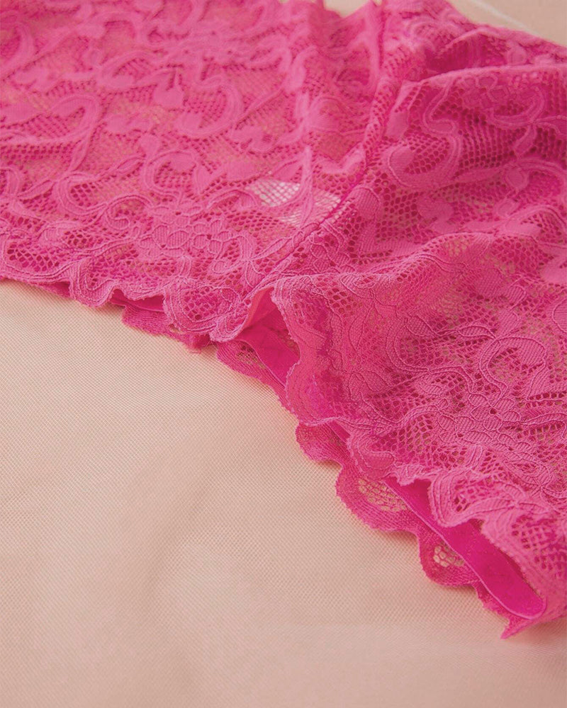 Romantic Lace Bralette & Panty Set – Alluring, Delicate Lingerie Bundle