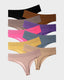 Ultra-Comfort Seamless Sport Thong Panties – 9 Pack