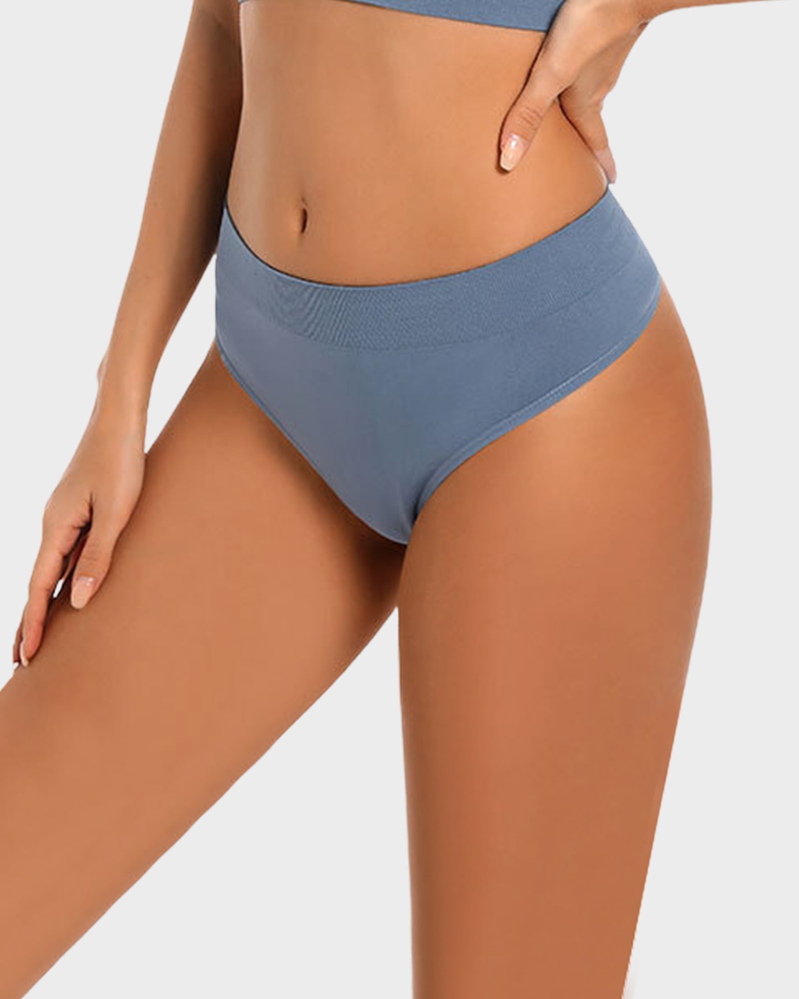 Ultra-Comfort Seamless Sport Thong Panties – 9 Pack