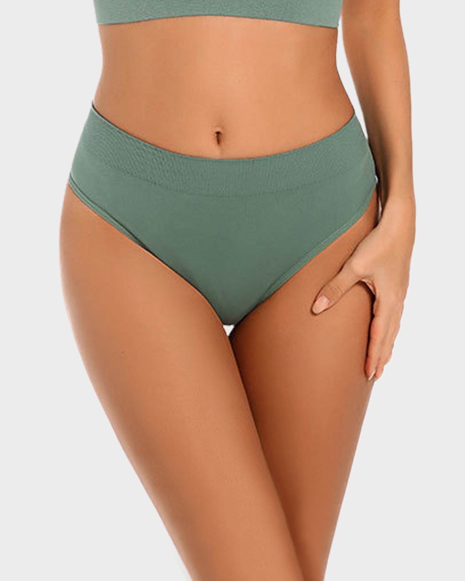 Ultra-Comfort Seamless Sport Thong Panties – 9 Pack