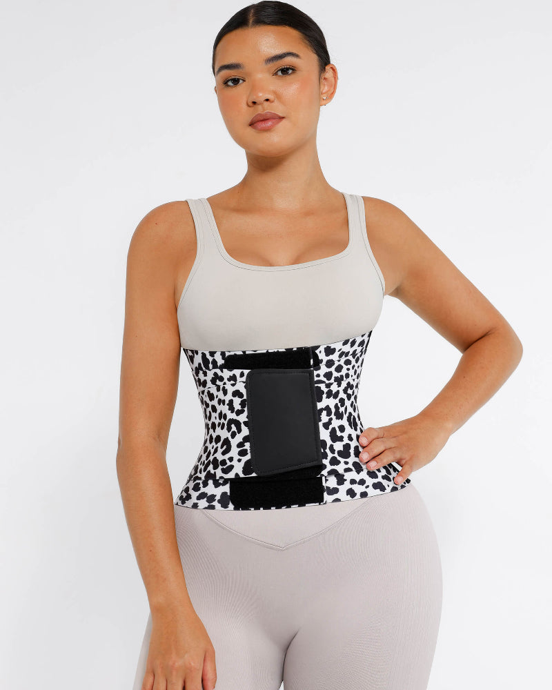 Triple-Wrap Tummy Control Waist Trainer Belt – Sculpt & Cinch with Secure Comfort