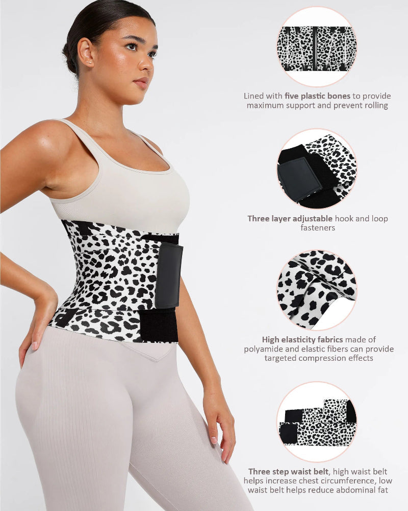 Triple-Wrap Tummy Control Waist Trainer Belt – Sculpt & Cinch with Secure Comfort