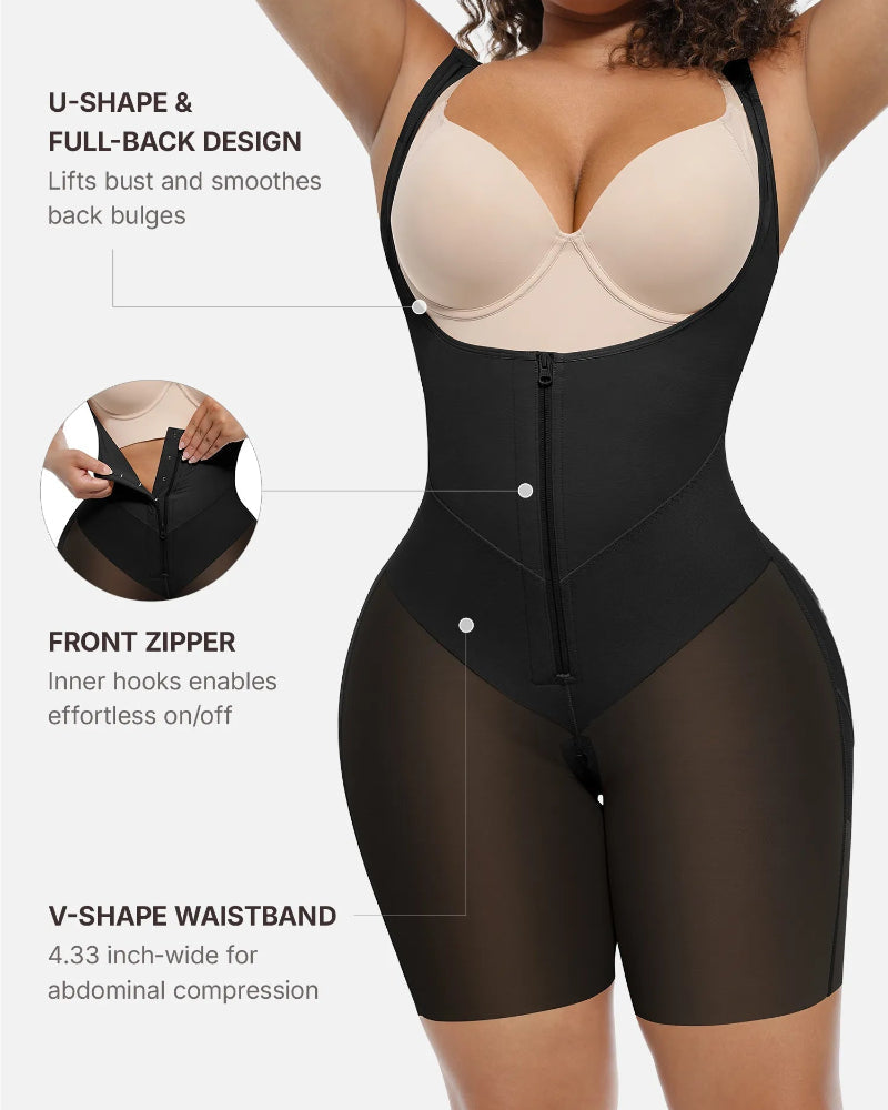 True Shape U-Shaped Tummy Control & Butt Lift Bodysuit Shaper