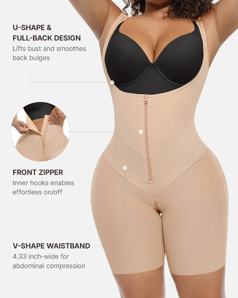 True Shape U-Shaped Tummy Control & Butt Lift Bodysuit Shaper