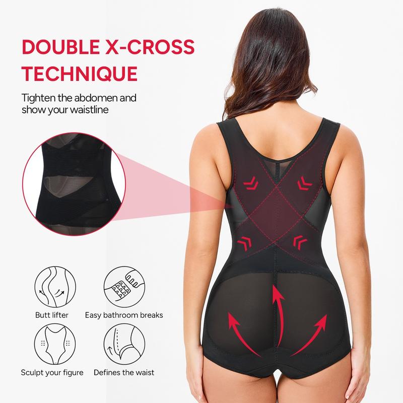 True Shape Mesh Shapewear Bodysuit – Breathable, Invisible Tummy Control