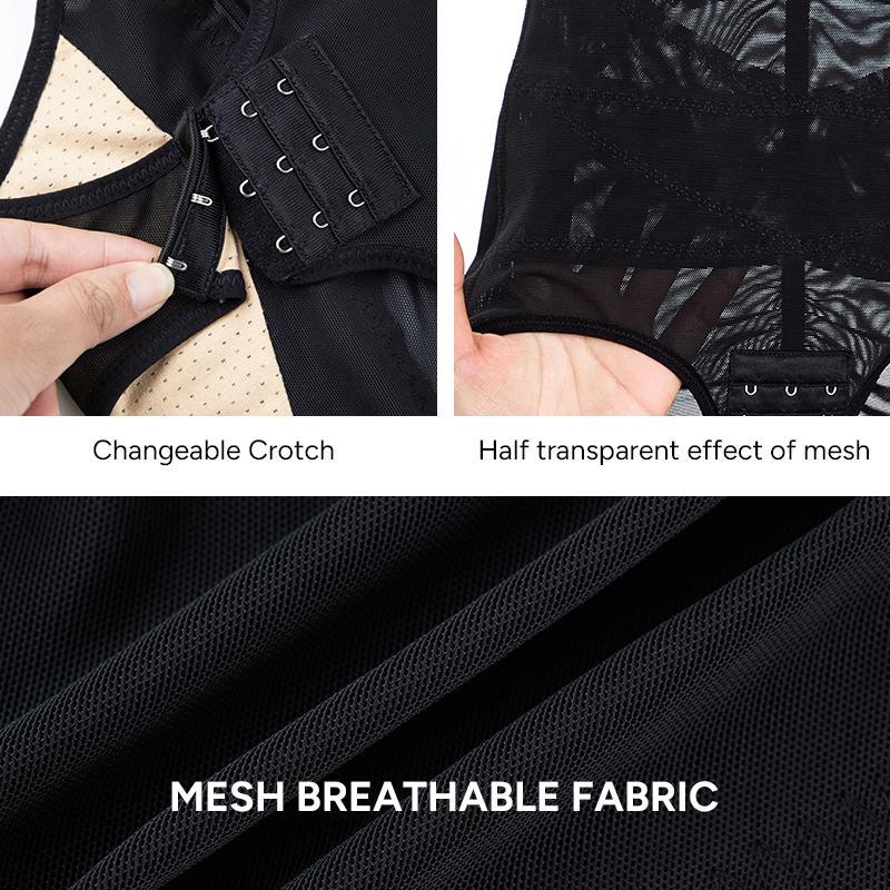 True Shape Mesh Shapewear Bodysuit – Breathable, Invisible Tummy Control