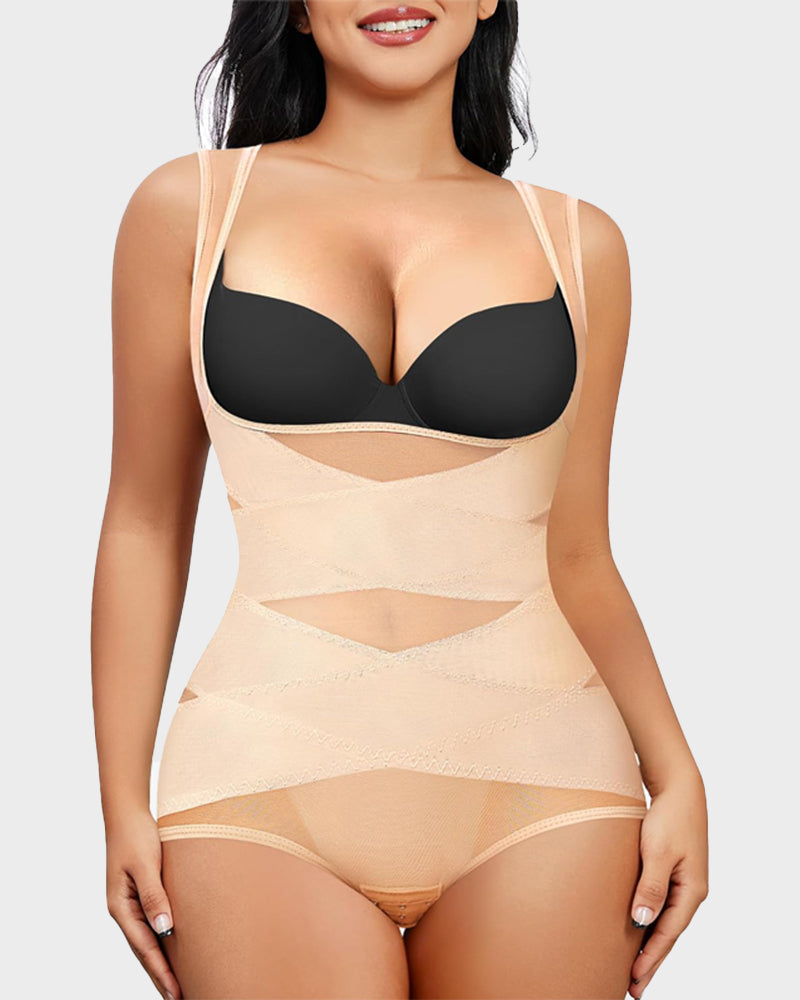 Shapecurve Mesh Shapewear Bodysuit – Breathable, Invisible Tummy Control Secondary image