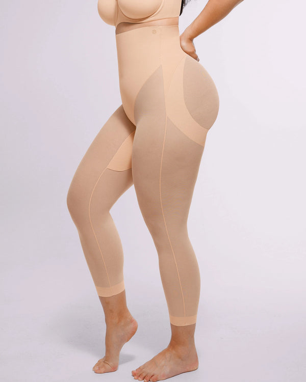 Shapecurve 3D Butt-Lifting Mesh Capri Tights – Sculpting Capris with Breathable Mesh