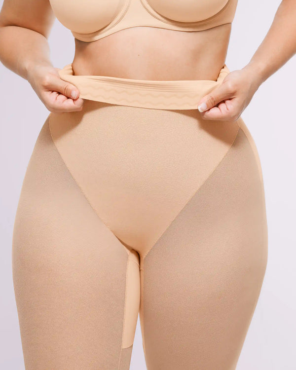 Shapecurve 3D Butt-Lifting Mesh Capri Tights – Sculpting Capris with Breathable Mesh