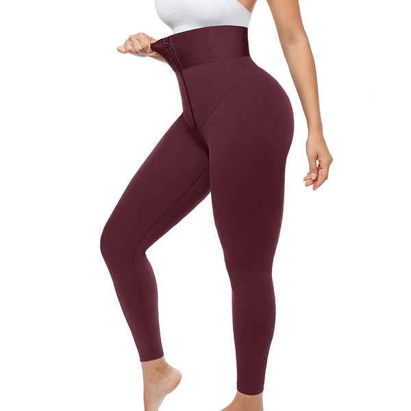 AirSlim ElasticFuse High-Waist Shaping Leggings – Targeted Tummy Control, All-Day Comfort & Support, Black