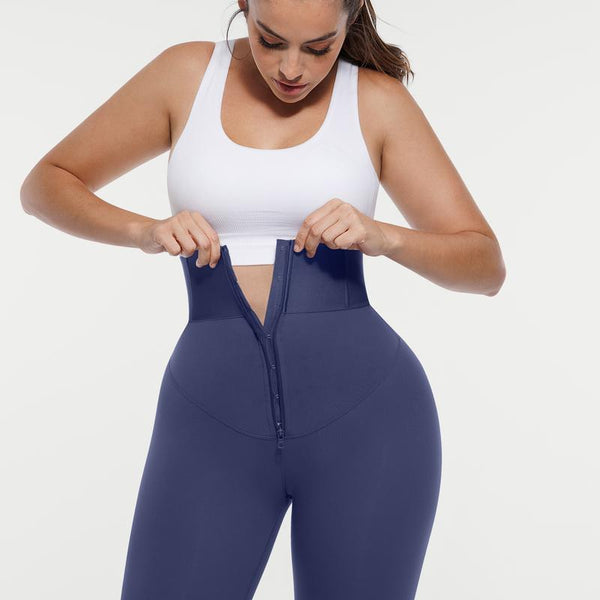AirSlim ElasticFuse High-Waist Shaping Leggings – Targeted Tummy Control, All-Day Comfort & Support, Black