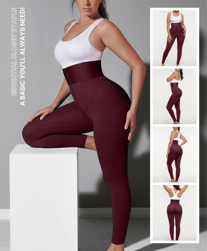AirSlim ElasticFuse High-Waist Shaping Leggings – Targeted Tummy Control, All-Day Comfort & Support, Black